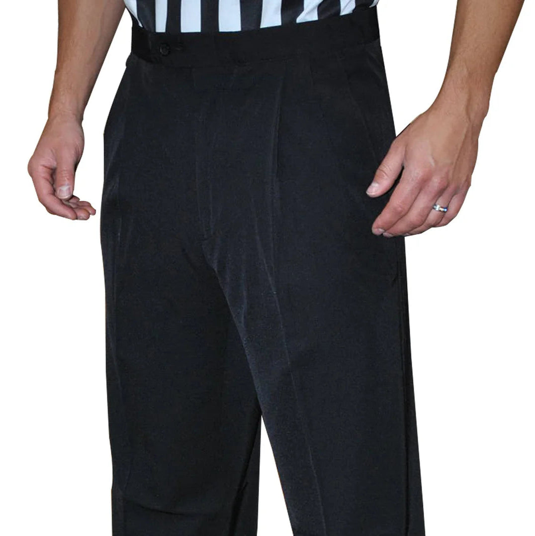 SMITTY 4-WAY STRETCH TAPERED FIT PLEATED BASKETBALL PANTS