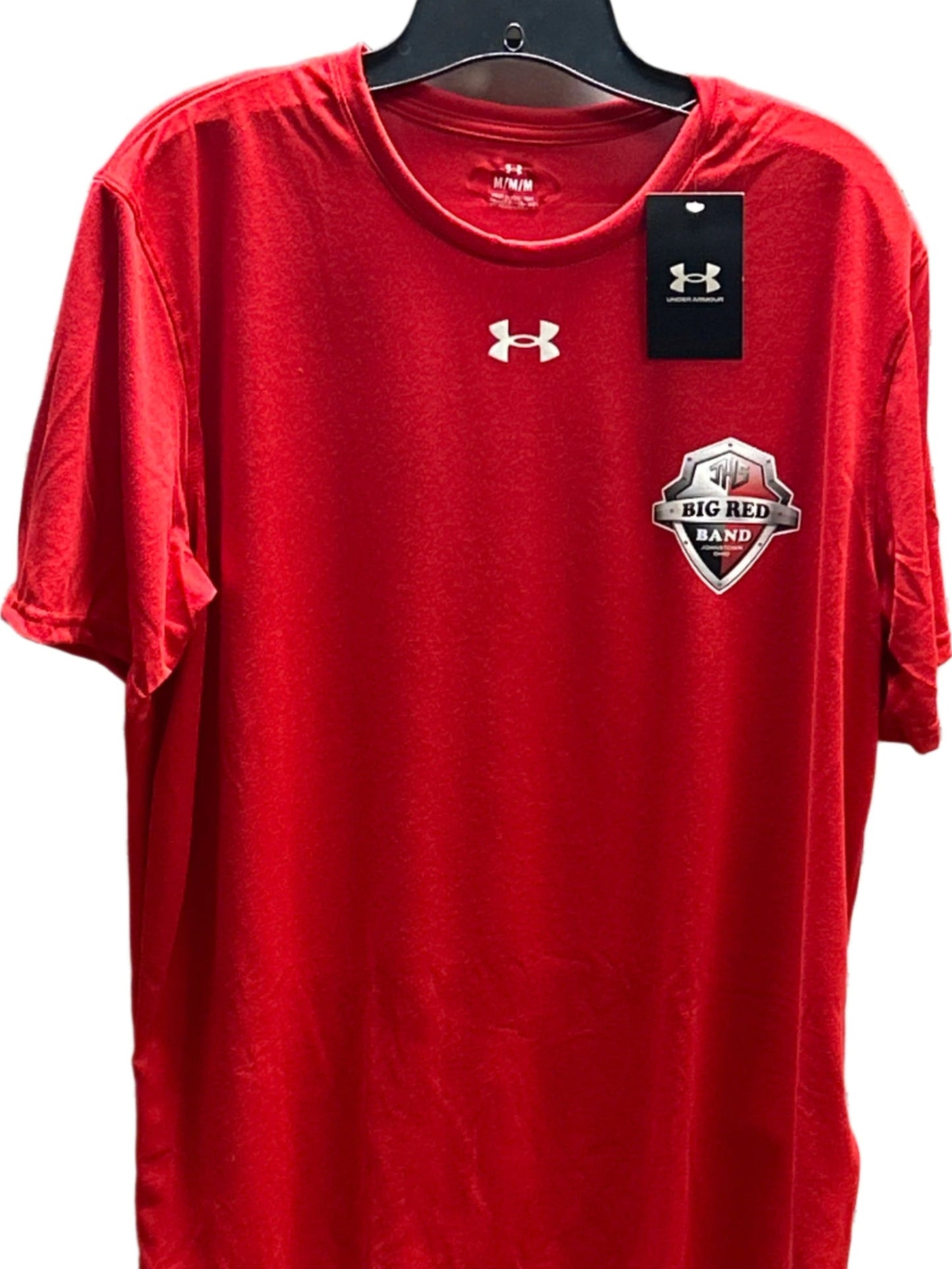 UNDER ARMOUR MENS BIG RED BAND RED T-SHIRT