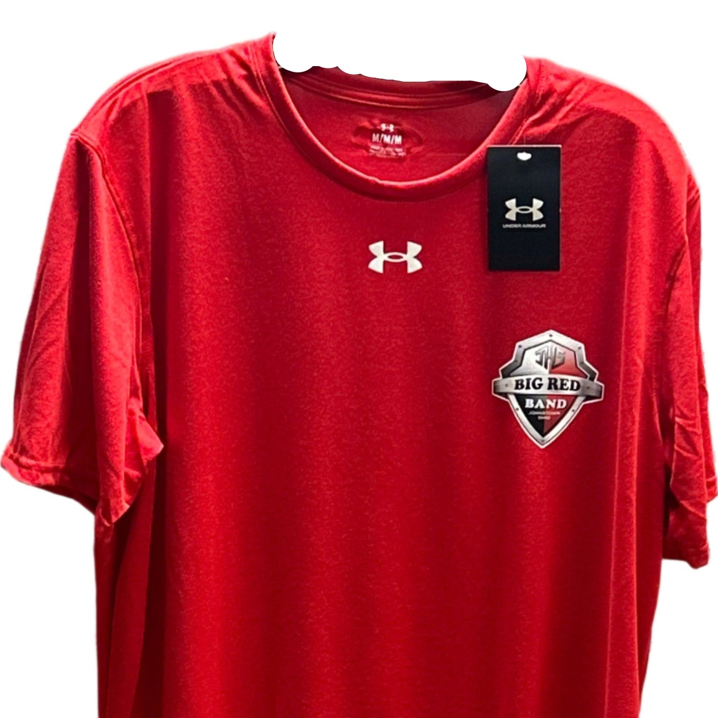 UNDER ARMOUR MENS BIG RED BAND RED T-SHIRT