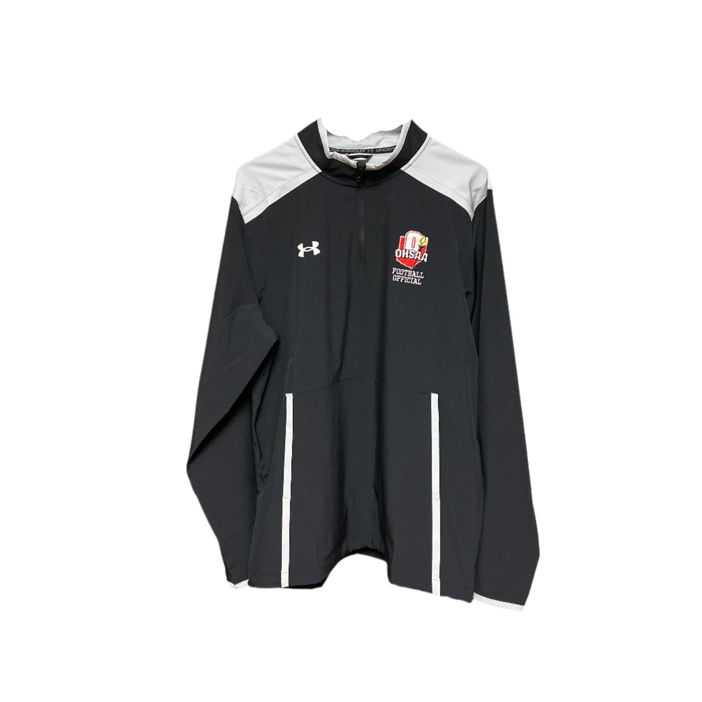 OHSAA FOOTBALL OFFICIALS UNDER ARMOUR 1/2 ZIP JACKET