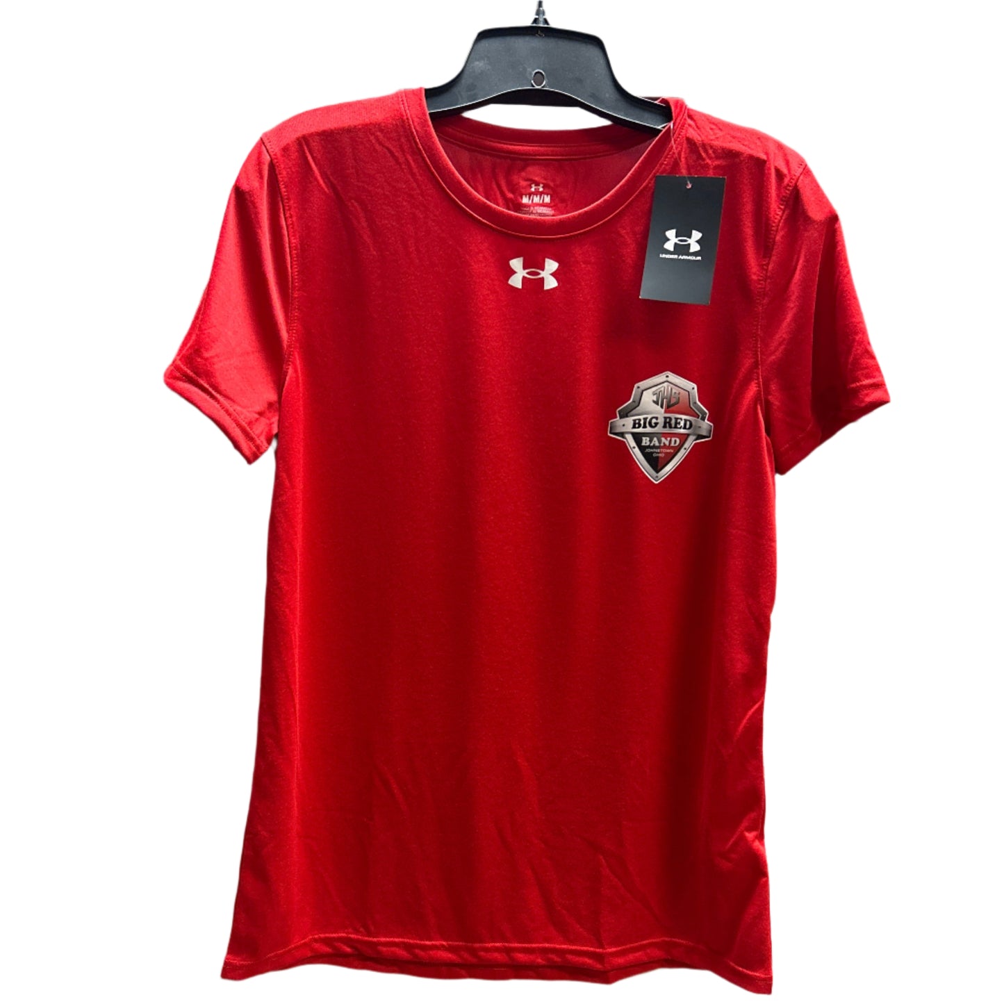 UNDER ARMOUR WOMENS BIG RED BAND RED T-SHIRT