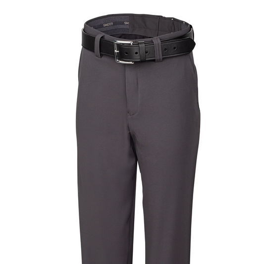 WOMENS DARK GRAY FLAT FRONT COMBO PANTS