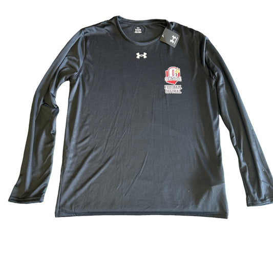 OHSAA FOOTBALL OFFICIAL LONG SLEEVE UNDER ARMOUR SHIRT