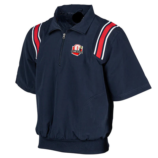 OHSAA SHORT SLEEVE 1/2 ZIP UMPIRE JACKET